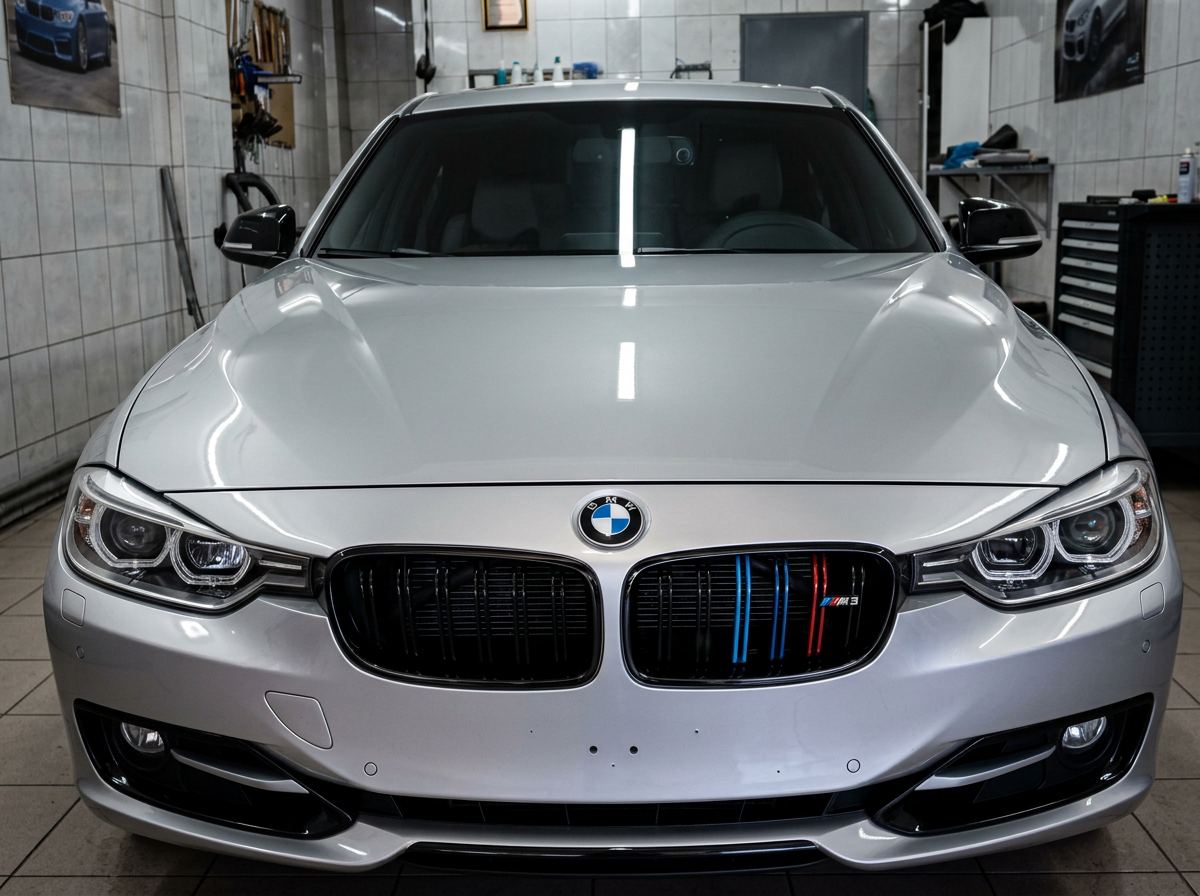 BMW front-end repair after repair